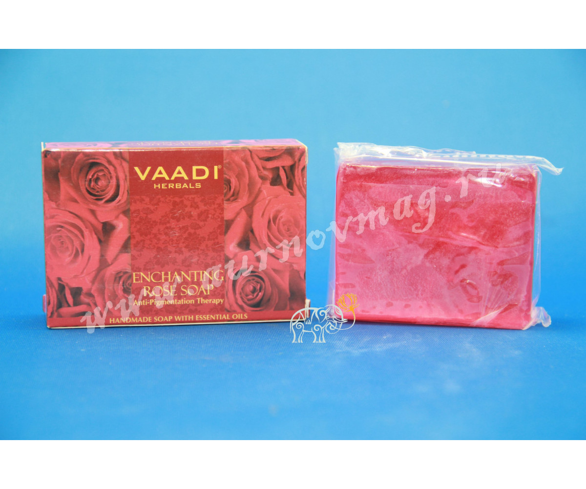 Мыло с розой против пигментации от Vaadi Herbals
